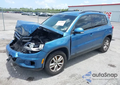 2017 Volkswagen Tiguan 2.0T/2.0T S из США, поврежденный, VIN WVGAV7AX2HK033670